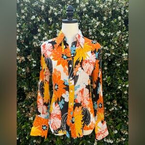 Le Caviar vintage button down blouse size SMALL